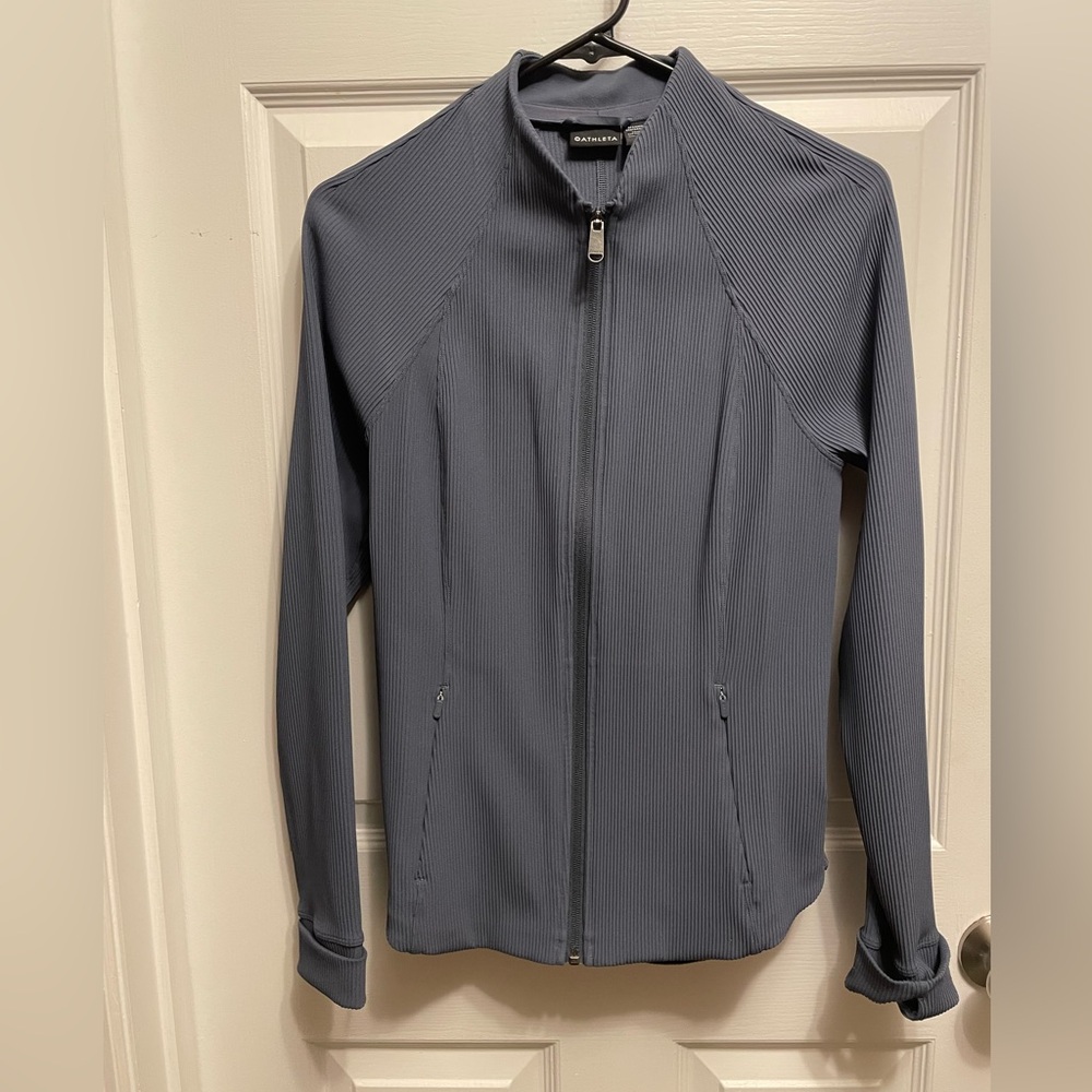 Athleta Ribbed Salutation Jacket